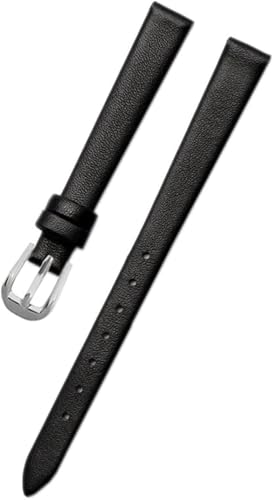 Lederarmband 6mm - 18 kleine Größe Uhr Ersatz Armband Damenuhr Zubehör, 8mm von YTBHSHXZ