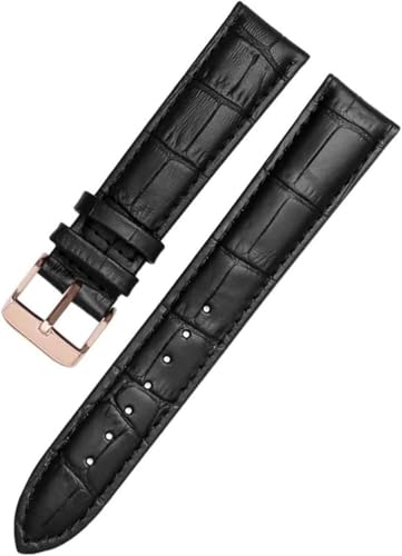 Uhrenarmband aus Leder 10mm - 24 für Herren und Damen Uhrenersatzzubehör, 10mm von YTBHSHXZ