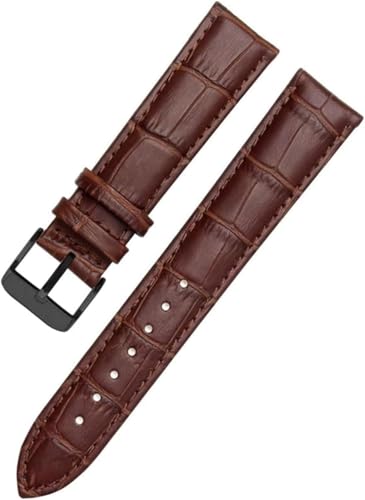 Uhrenarmband aus Leder 10mm - 24 für Herren und Damen Uhrenersatzzubehör, 14mm von YTBHSHXZ