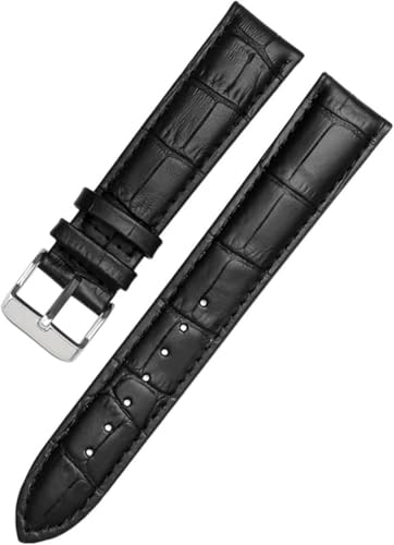 Uhrenarmband aus Leder 10mm - 24 für Herren und Damen Uhrenersatzzubehör, 20mm von YTBHSHXZ