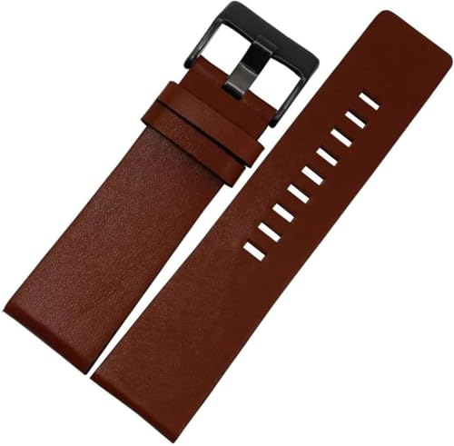 Vintage Leder Uhrenarmband 22mm - 32 Herrenuhr Armband Große Größe mit Installationswerkzeug, 22mm von YTBHSHXZ