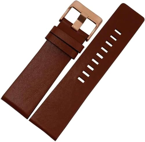 Vintage Leder Uhrenarmband 22mm - 32 Herrenuhr Armband Große Größe mit Installationswerkzeug, 24mm von YTBHSHXZ