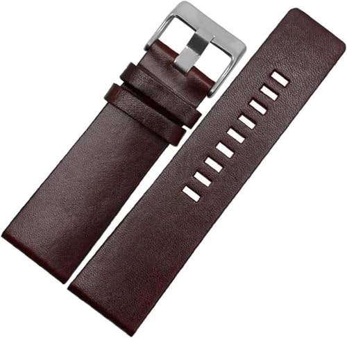 Vintage Leder Uhrenarmband 22mm - 32 Herrenuhr Armband Große Größe mit Installationswerkzeug, 32mm von YTBHSHXZ