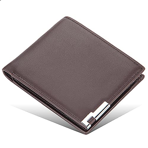 YTBHSHXZ Dünne Herren-Geldbörsen mit Fächern für Geldscheine aus echtem Leder, minimalistische Geldbörse aus Kohlefaser, Bruin, B, American YTBHSHXZ Dünne Herren-Geldbörsen mit Fächern für Geldscheine aus echtem Leder, minimalistische Geldbörse aus Kohlefaser, Bruin, B, American von YTBHSHXZ