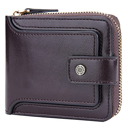 YTBHSHXZ Herren Bifold superfeine Faser PU Leder PU Leder abschließbare Münztasche Geldbörse, Grijs, Taglia Unica, American YTBHSHXZ Herren Bifold superfeine Faser PU Leder PU Leder abschließbare Münztasche Geldbörse, Grijs, Taglia Unica, American von YTBHSHXZ