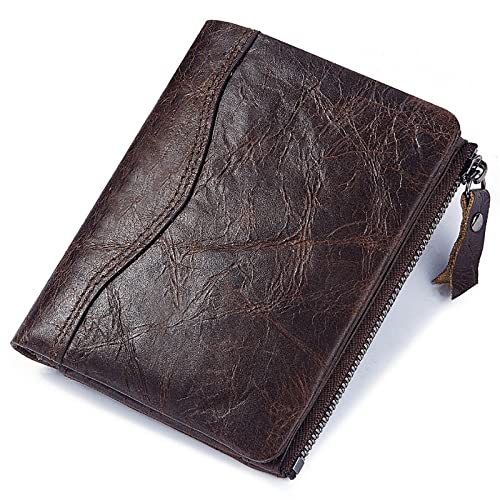 YTBHSHXZ Herren Ledergeldbörsen Slim Wallet Integrierter Kartenhalter 10 Kreditkartenfächer, blau, Einheitsgröße, Amerikanisch von YTBHSHXZ