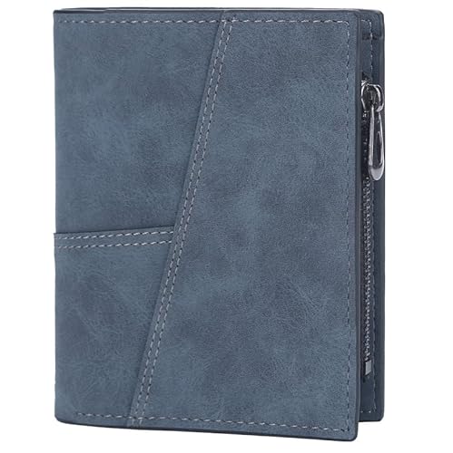 YTBHSHXZ Minimalistische Geldbörse aus superfeiner Faser und PU-Kunstleder, blau, B, Amerikanisch YTBHSHXZ Minimalistische Geldbörse aus superfeiner Faser und PU-Kunstleder, blau, B, Amerikanisch von YTBHSHXZ