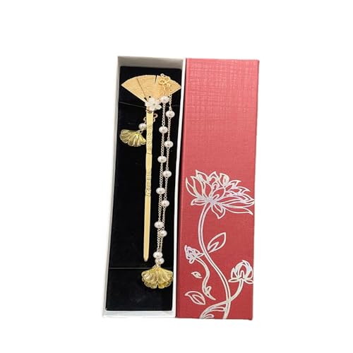 YTDJJWLS Haarnadel Damen Traditioneller Chinesischer Stil High-End-Quaste Haarnadel Hanfu Haarschmuck Gelb von YTDJJWLS