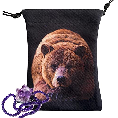 6 Oracle Kartenetui - Geschenktaschen aus Stoff mit Kordelzug,Tier Druck Tarot Kartenetui Würfeltasche Tarot Kartenhalter Schmucktaschen Kleine Größe, 5,12 x 7,09 Zoll Oberflächen 6 Oracle Kartenetui - Geschenktaschen aus Stoff mit Kordelzug,Tier Druck Tarot Kartenetui Würfeltasche Tarot Kartenhalter Schmucktaschen Kleine Größe, 5,12 x 7,09 Zoll Oberflächen von YTGER