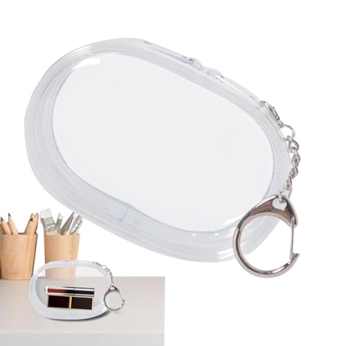 Transparente Handy-Kabelgehäuse, Ladegerät Organizer Reisetasche | Wasserdichte Kabelhalter mit Schlüsselring, transparente Aufbewahrungsbox für Datenkarten-Ladegerät | Multifunktions-Kabel Keeper von YTGOCN