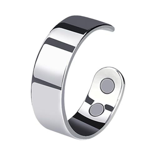 YTGOCN Magnetringe Für Damen,Offener Manschettenring | Verstellbarer Schmuck Bequeme Mode Für Hochzeiten & Events Damen Herren Erwachsene YTGOCN Magnetringe Für Damen,Offener Manschettenring | Verstellbarer Schmuck Bequeme Mode Für Hochzeiten & Events Damen Herren Erwachsene von YTGOCN