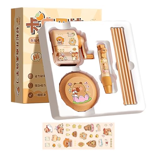 YTGOCN Schreibwaren Schulbedarf - Niedliche Schulsachen Mit Cartoon-Motiven Für Mädchen - Klassenbelohnung mit Spitzer, Staubsauger, Radiergummi, Stifte für Mädchen von YTGOCN