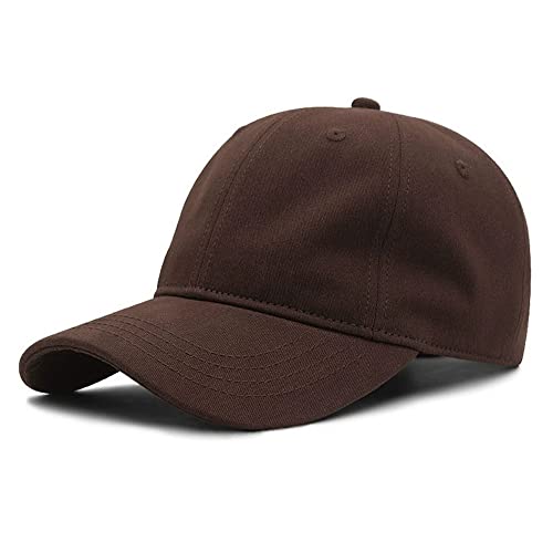 YTNKIV Große Kopfmütze Sport XXL Oversize Unisex Baseball Cap Big Head Hat Plus 23.6"-25.5", coffee, 8 von YTNKIV