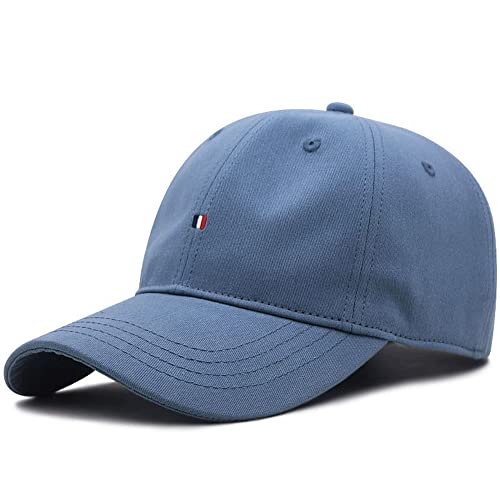 YTNKIV Große Kopfmütze Sport XXL Stickerei Oversize Baseball Cap Big Head Hat Plus 23.6"-25.5" (60-65cm), hellblau, 8 von YTNKIV