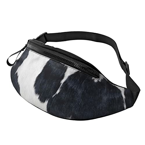 Gürteltasche aus Rindsleder, für Damen und Herren, Hüfttasche, für Reisen, Yoga, Fitnessstudio, für Outdoor, Workout, Sport, Reisen, Laufen, Schwarz , Einheitsgröße von YTORA