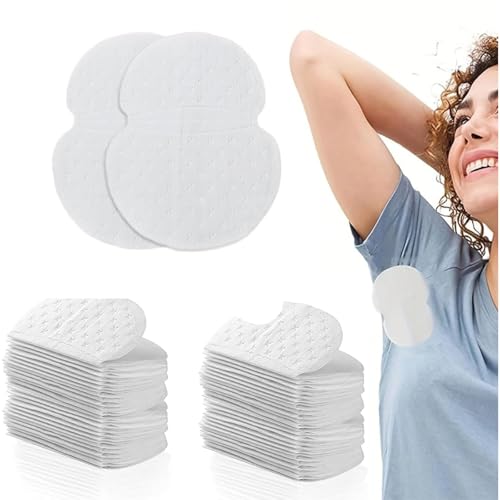 Achsel-Schweißpads für Damen und Herren, um Kleidung trocken und sauber zu halten, Einweg-Schweißpads für den täglichen Gebrauch und Sport, 100 Stück Achsel-Schweißpads für Damen und Herren, um Kleidung trocken und sauber zu halten, Einweg-Schweißpads für den täglichen Gebrauch und Sport, 100 Stück von YTPAFK