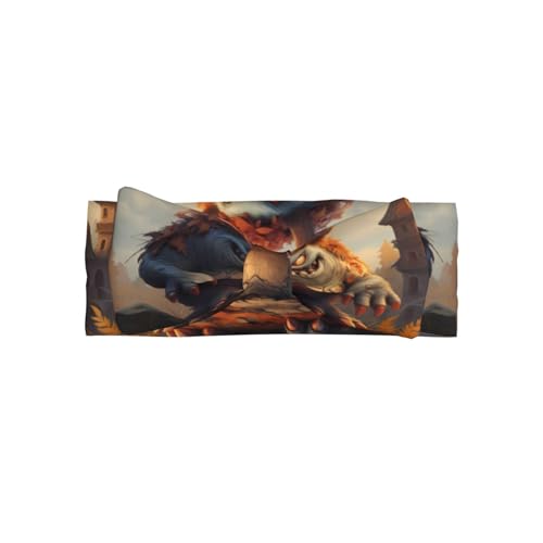 YTUOPWE Baby Bow Stirnband Monster on the Stone Pier Bild - Weiches, hautfreundliches und dehnbares Polyester-Stirnband für Säuglinge 0-6 Monate von YTUOPWE