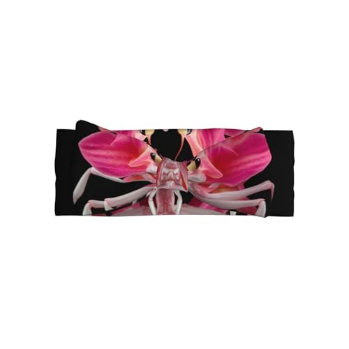 YTUOPWE Orchidee Betende Mantis Bild Baby Schleife Stirnband - Weiches, hautfreundliches und dehnbares Polyester-Stirnband für Säuglinge 0-6 Monate von YTUOPWE