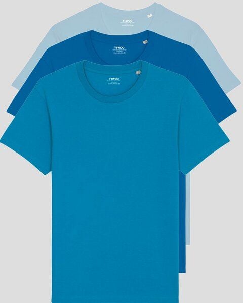 YTWOO 3er Pack Basic Unisex T-Shirt aus Bio Baumwolle | viele Farbkombinationen | Fair Trade | Nachhaltig YTWOO 3er Pack Basic Unisex T-Shirt aus Bio Baumwolle | viele Farbkombinationen | Fair Trade | Nachhaltig von YTWOO