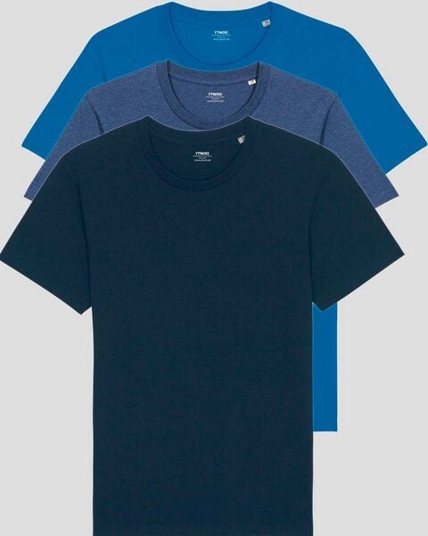 YTWOO 3er Pack Basic Unisex T-Shirt aus Bio Baumwolle | viele Farbkombinationen | Fair Trade | Nachhaltig YTWOO 3er Pack Basic Unisex T-Shirt aus Bio Baumwolle | viele Farbkombinationen | Fair Trade | Nachhaltig von YTWOO