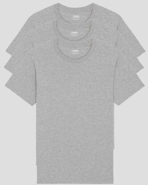 YTWOO 3er Pack Basic Unisex T-Shirt aus Bio Baumwolle | viele Farbkombinationen | Fair Trade | Nachhaltig von YTWOO