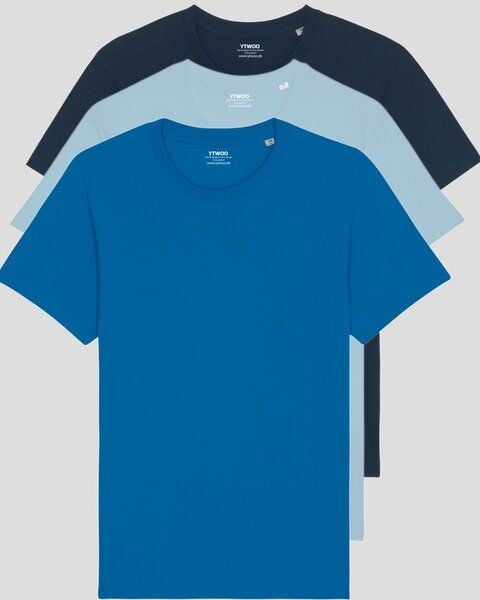 YTWOO 3er Pack Basic Unisex T-Shirt aus Bio Baumwolle | viele Farbkombinationen | Fair Trade | Nachhaltig YTWOO 3er Pack Basic Unisex T-Shirt aus Bio Baumwolle | viele Farbkombinationen | Fair Trade | Nachhaltig von YTWOO