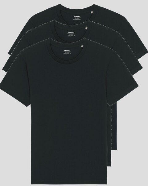 YTWOO 3er Pack Basic Unisex T-Shirt aus Bio Baumwolle | viele Farbkombinationen | Fair Trade | Nachhaltig YTWOO 3er Pack Basic Unisex T-Shirt aus Bio Baumwolle | viele Farbkombinationen | Fair Trade | Nachhaltig von YTWOO