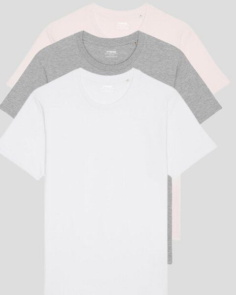 YTWOO 3er Pack Basic Unisex T-Shirt aus Bio Baumwolle | viele Farbkombinationen | Fair Trade | Nachhaltig YTWOO 3er Pack Basic Unisex T-Shirt aus Bio Baumwolle | viele Farbkombinationen | Fair Trade | Nachhaltig von YTWOO