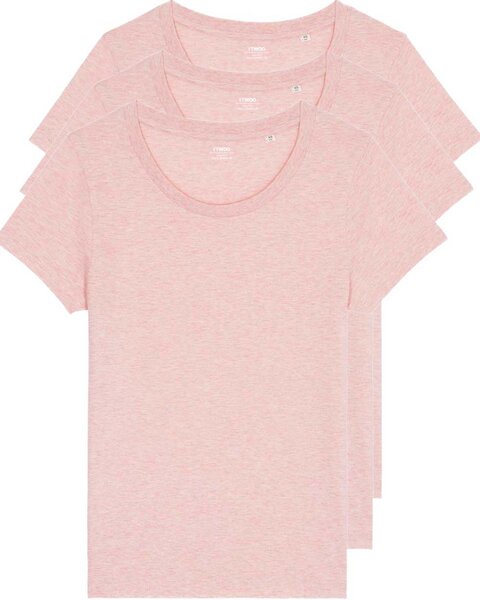 YTWOO 3er Pack Damen Basic T-Shirt aus reiner Bio Baumwolle | sparen im Set von YTWOO