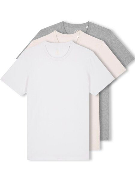 YTWOO 3er Pack Iconic Basic Unisex T-Shirt aus 100% Biobaumwolle|Essential Farben|Fair|Nachhaltig von YTWOO