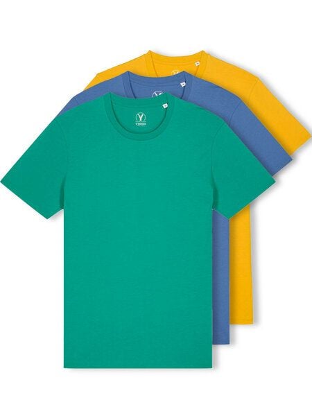 YTWOO 3er Pack Iconic Basic Unisex T-Shirt aus 100% Biobaumwolle| Viele Farbkombinatioben|Fair|Nachhaltig von YTWOO
