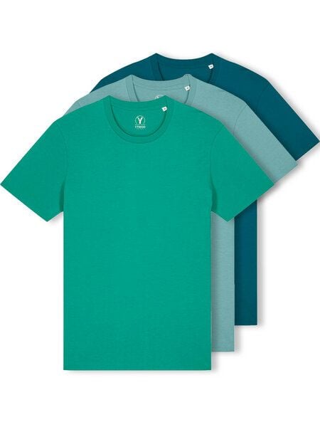 YTWOO 3er Pack Iconic Basic Unisex T-Shirt aus 100% Biobaumwolle| Viele Farbkombinatioben|Fair|Nachhaltig von YTWOO