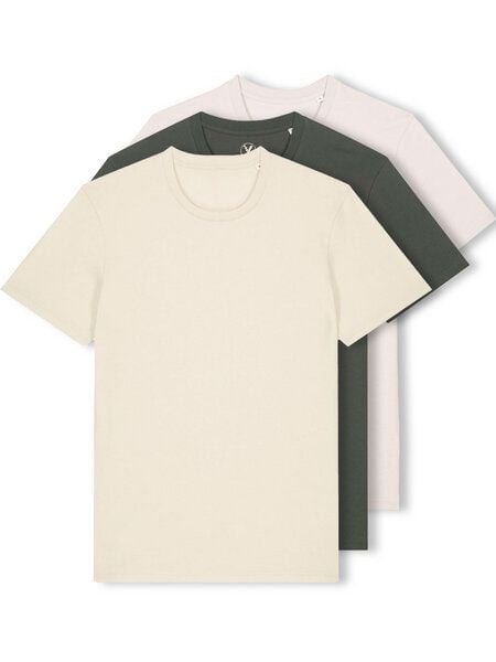 YTWOO 3er Pack Iconic Basic Unisex T-Shirt aus 100% Biobaumwolle| Viele Farbkombinatioben|Fair|Nachhaltig von YTWOO