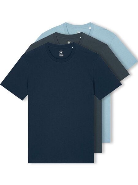 YTWOO 3er Pack Iconic Basic Unisex T-Shirt aus 100% Biobaumwolle| Viele Farbkombinatioben|Fair|Nachhaltig von YTWOO