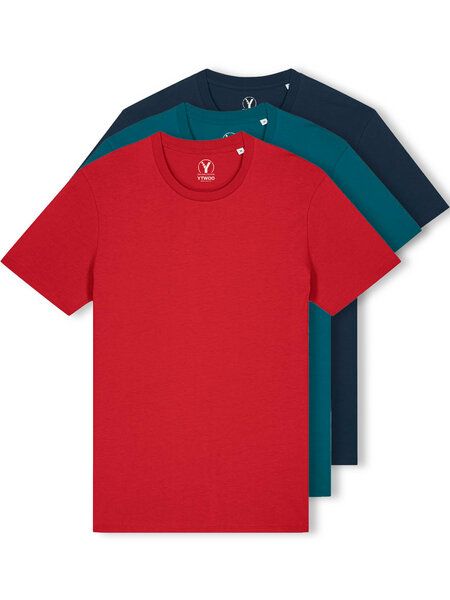 YTWOO 3er Pack Iconic Basic Unisex T-Shirt aus 100% Biobaumwolle| Viele Farbkombinatioben|Fair|Nachhaltig von YTWOO