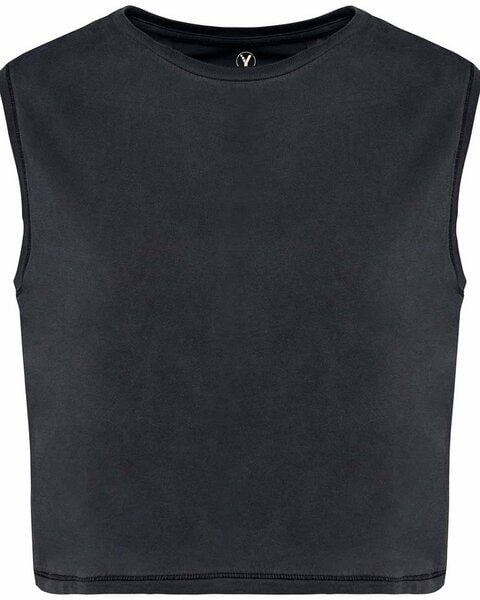 YTWOO Ärmelloses Damen-Crop-T-Shirt aus Bio-Baumwolle von YTWOO