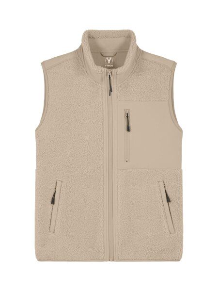 YTWOO Baisc Unisex Sherpaweste aus 100% Recyceltem Polyester von YTWOO