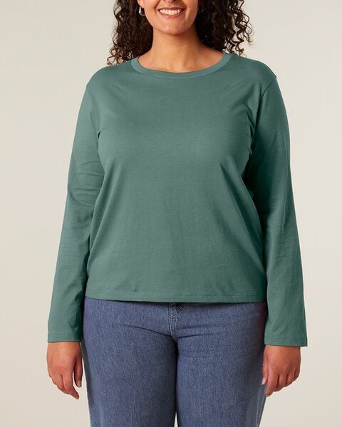 YTWOO Basic Damen Langarmshirt aus 100% Biobaumwolle von YTWOO