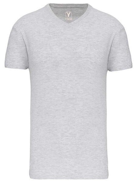 YTWOO Basic Herren T-Shirt mit V-Ausschnitt aus Bio-Baumwolle von YTWOO