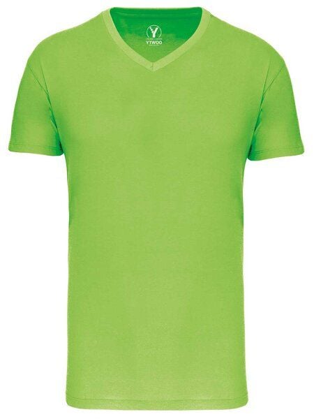 YTWOO Basic Herren T-Shirt mit V-Ausschnitt aus Bio-Baumwolle von YTWOO
