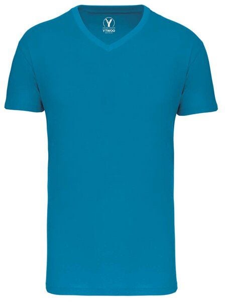 YTWOO Basic Herren T-Shirt mit V-Ausschnitt aus Bio-Baumwolle von YTWOO