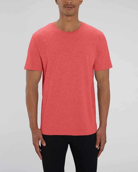 YTWOO Basic T-Shirt, Damen/Herren, 11 Farben meliert, schwerere Bio-Baumwolle von YTWOO