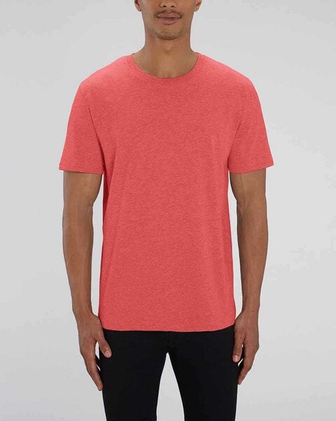 YTWOO Basic T-Shirt, Damen/Herren, 11 Farben meliert, schwerere Bio-Baumwolle von YTWOO