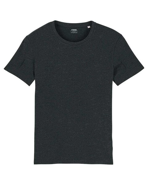 YTWOO Basic T-Shirt für Damen/Herren, 13 Farben, meliert 180 g/m² Grammatur von YTWOO