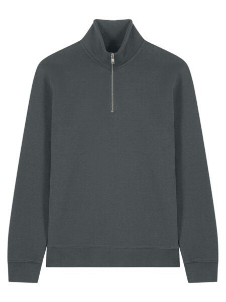 YTWOO Basic Unisex Quater-Zip-Sweatshirt Nachhaltig von YTWOO