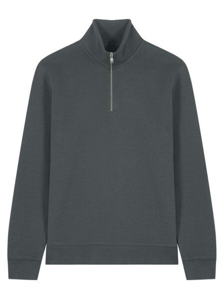 YTWOO Basic Unisex Quater-Zip-Sweatshirt Nachhaltig von YTWOO