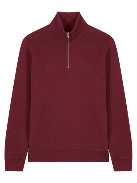 YTWOO Basic Unisex Quater-Zip-Sweatshirt Nachhaltig von YTWOO