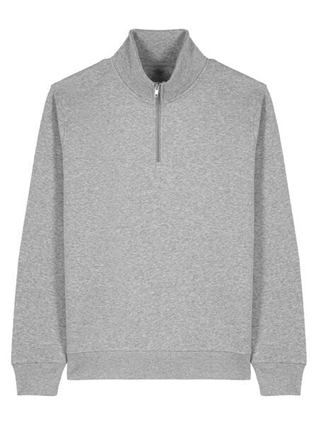 YTWOO Basic Unisex Quater-Zip-Sweatshirt Nachhaltig von YTWOO