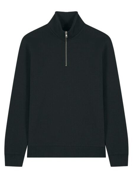 YTWOO Basic Unisex Quater-Zip-Sweatshirt Nachhaltig von YTWOO
