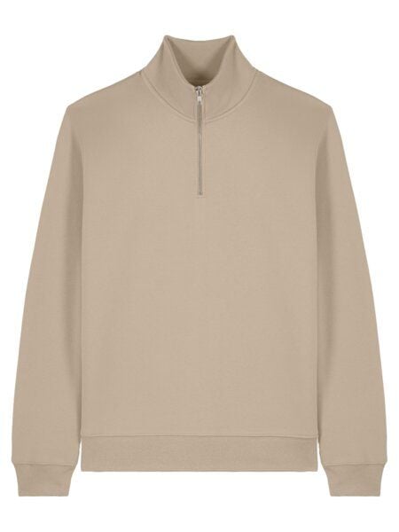 YTWOO Basic Unisex Quater-Zip-Sweatshirt Nachhaltig von YTWOO